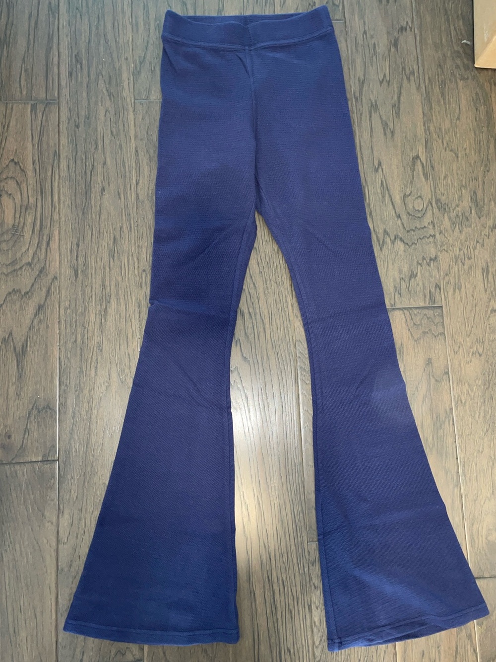Aerie Navy Flare Knit leggings